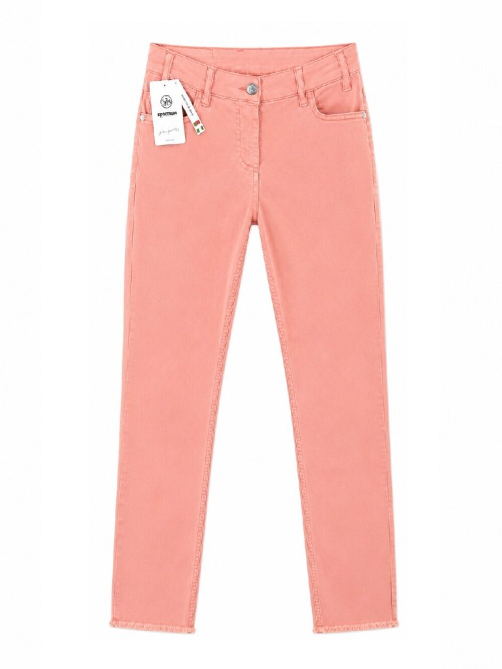 NEW Sportalm Enna Pants - Made in Italy - Coral - Size 6 - NWT